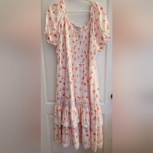 LoveShackFancy Floral Maxi Dress - Picture 4 of 15